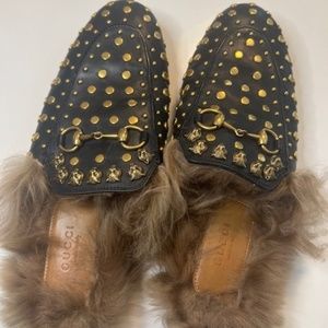 Gucci Fur Slide Clog